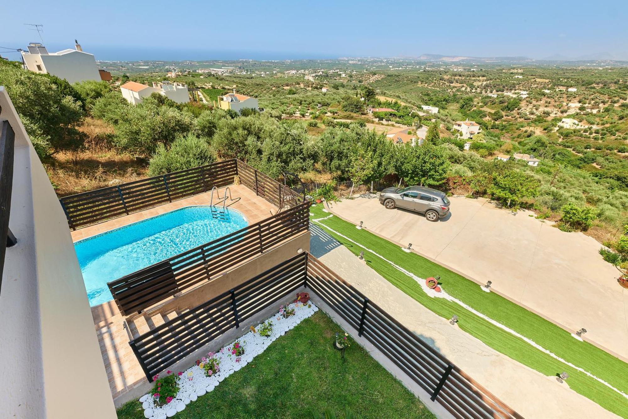 Exclusive Villa - Amazing View & Private Pool Agia Triada Dış mekan fotoğraf