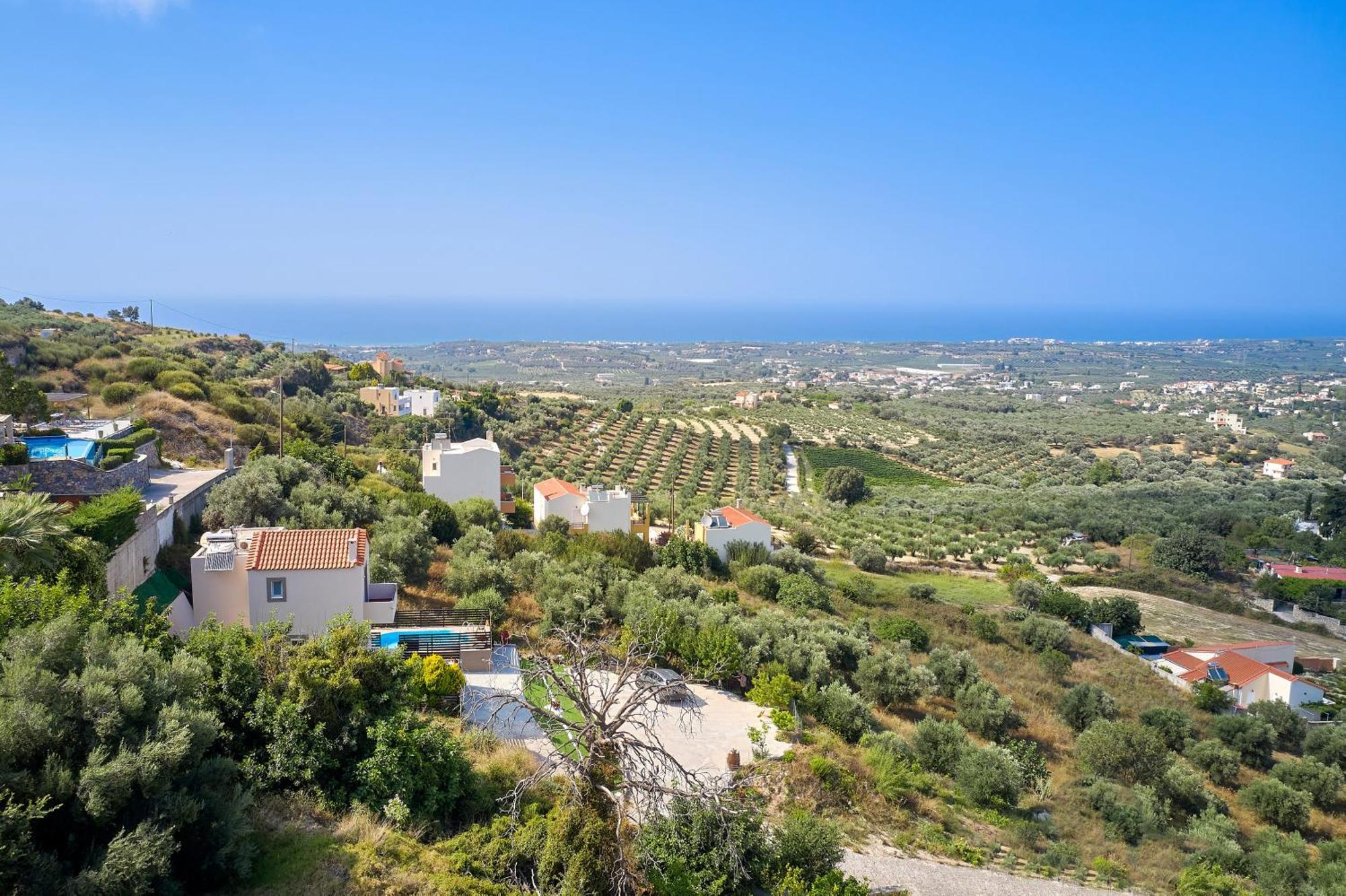 Exclusive Villa - Amazing View & Private Pool Agia Triada Dış mekan fotoğraf