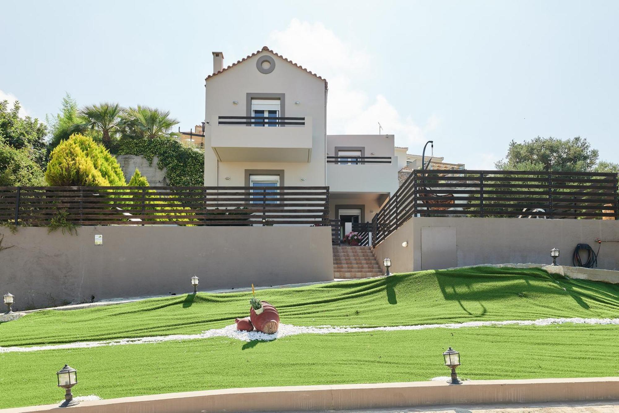 Exclusive Villa - Amazing View & Private Pool Agia Triada Dış mekan fotoğraf