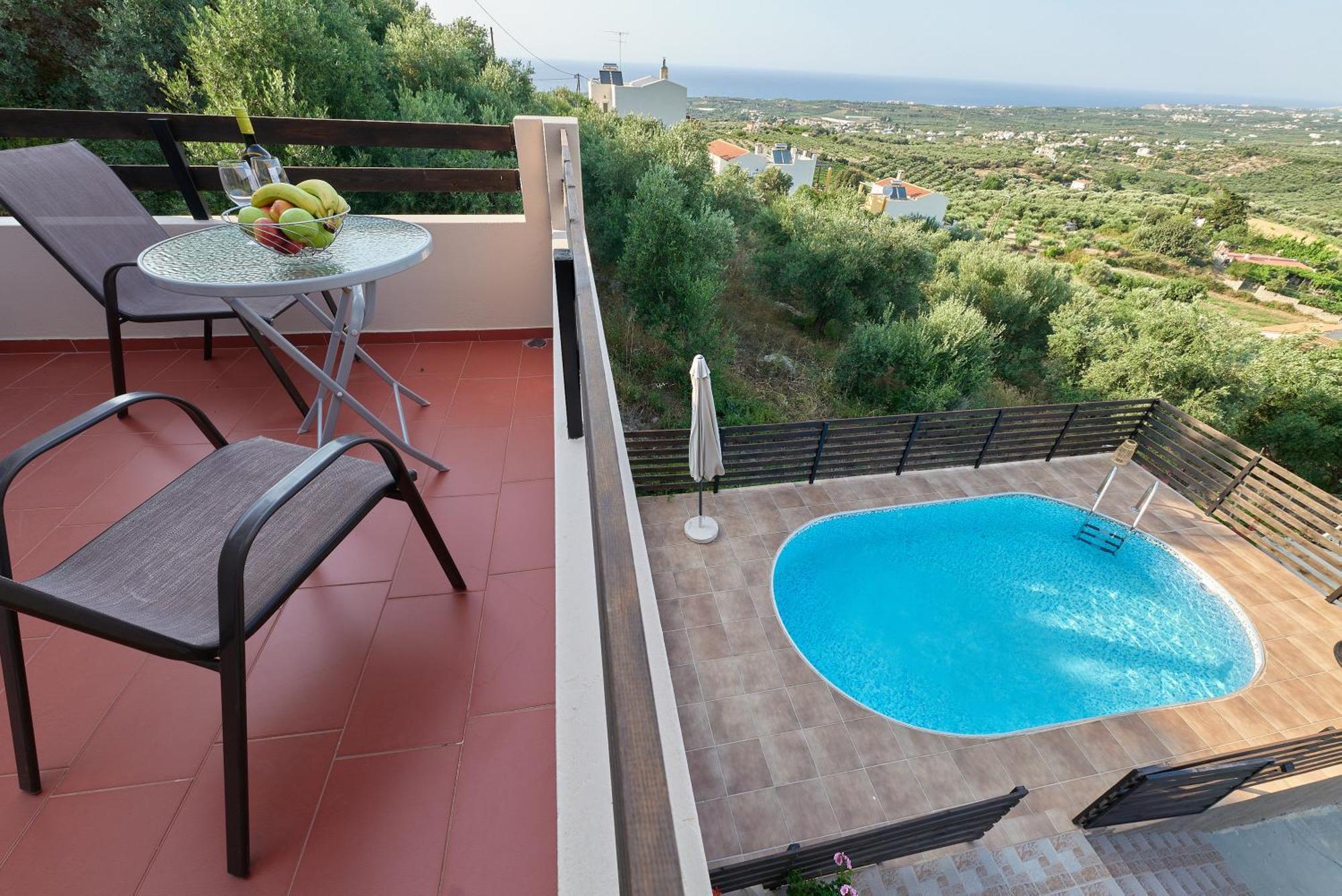 Exclusive Villa - Amazing View & Private Pool Agia Triada Dış mekan fotoğraf