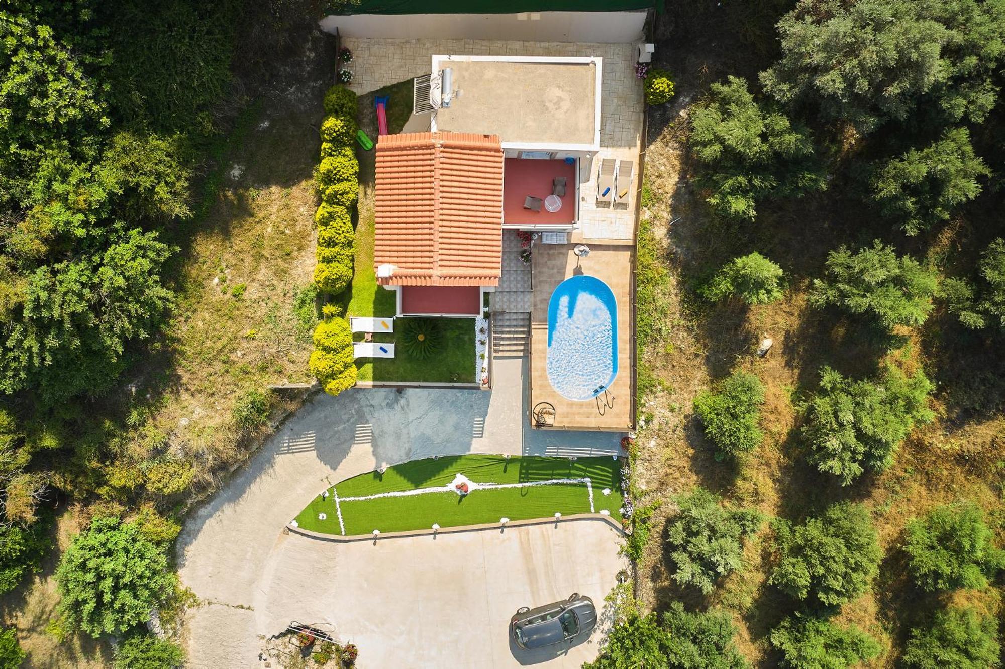 Exclusive Villa - Amazing View & Private Pool Agia Triada Dış mekan fotoğraf