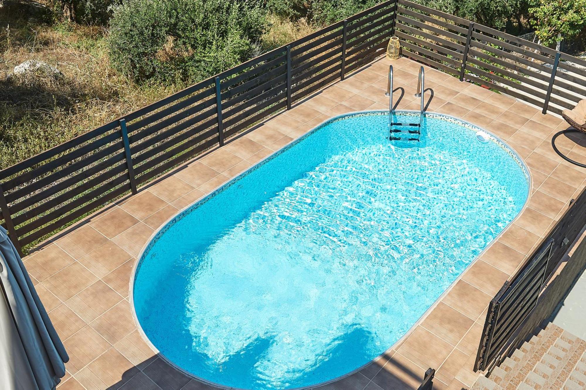 Exclusive Villa - Amazing View & Private Pool Agia Triada Dış mekan fotoğraf