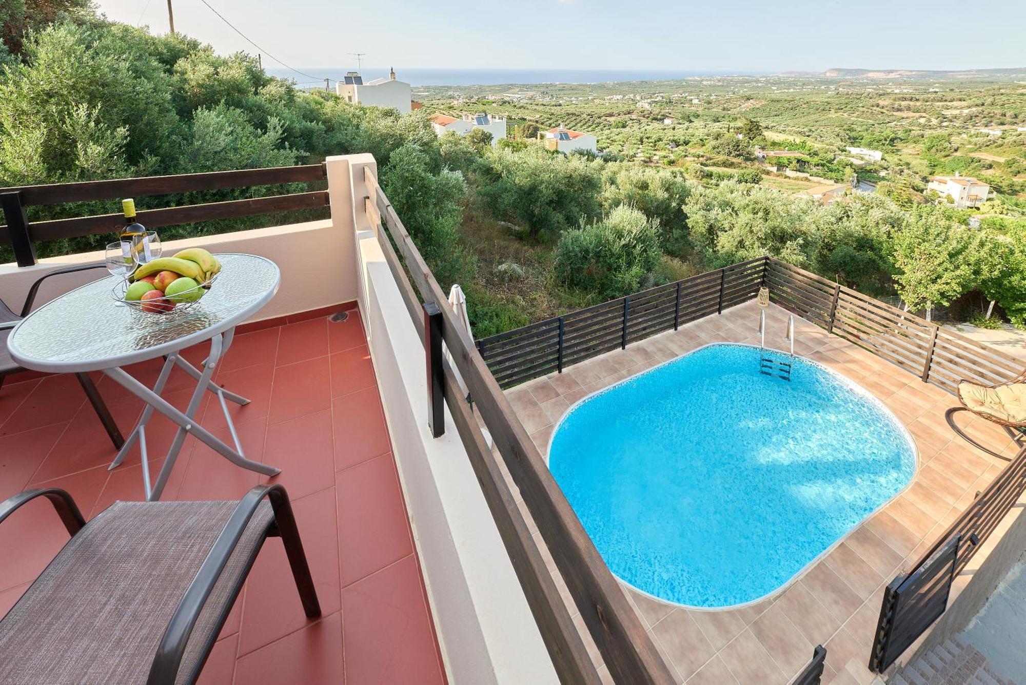 Exclusive Villa - Amazing View & Private Pool Agia Triada Dış mekan fotoğraf