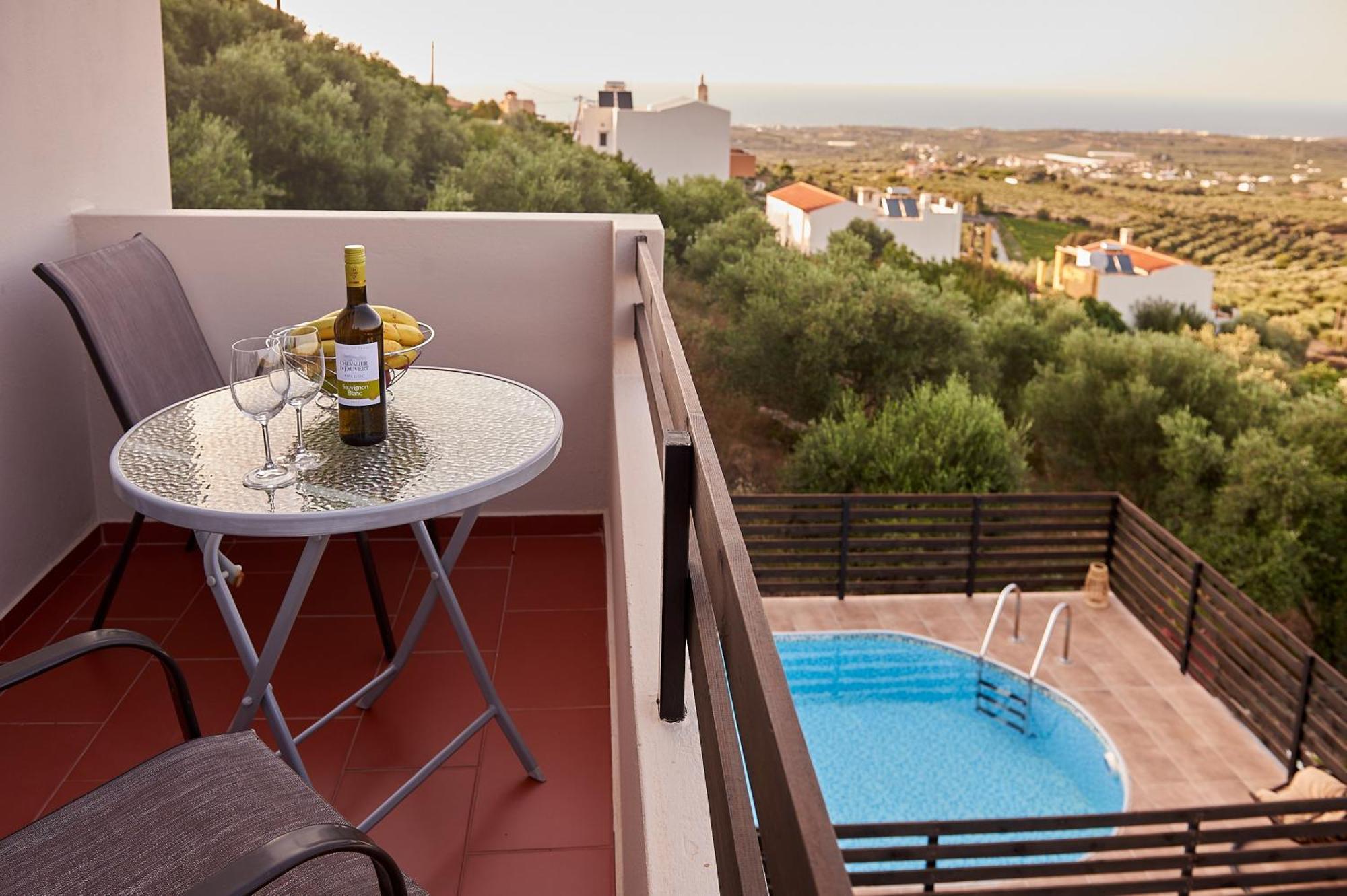 Exclusive Villa - Amazing View & Private Pool Agia Triada Dış mekan fotoğraf