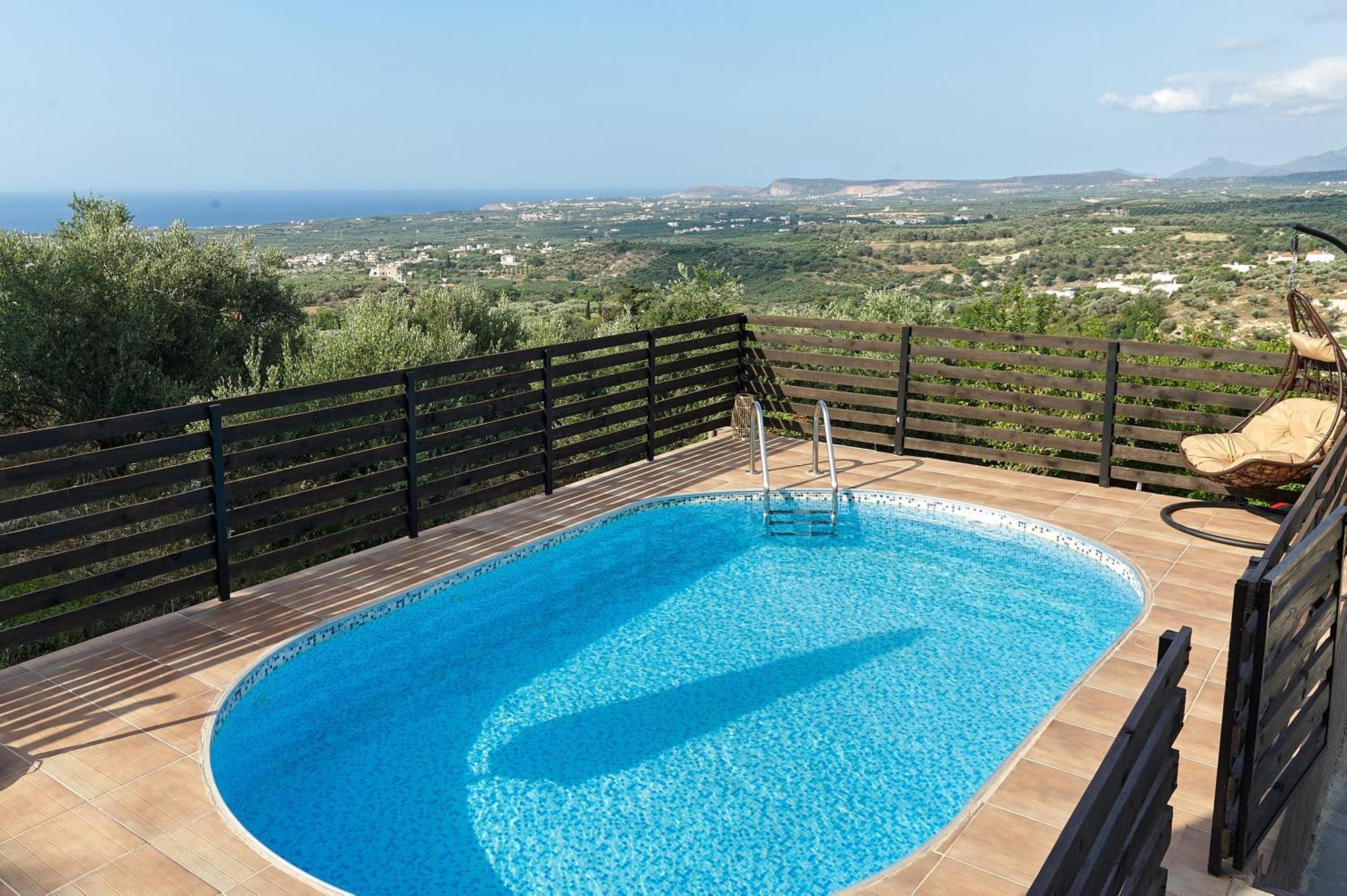 Exclusive Villa - Amazing View & Private Pool Agia Triada Dış mekan fotoğraf