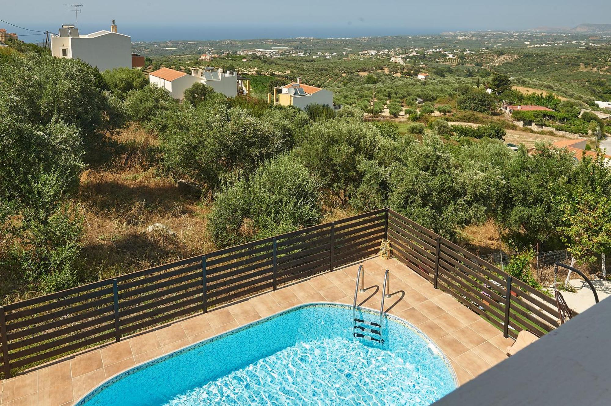 Exclusive Villa - Amazing View & Private Pool Agia Triada Dış mekan fotoğraf