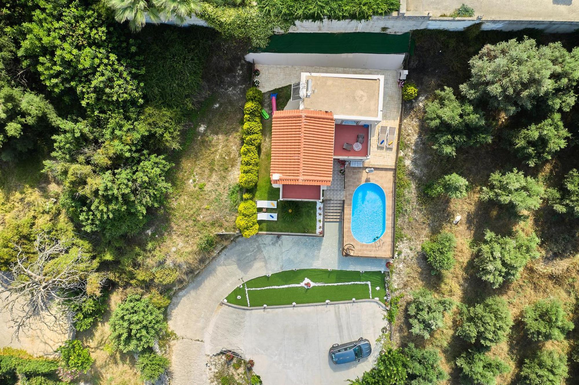 Exclusive Villa - Amazing View & Private Pool Agia Triada Dış mekan fotoğraf