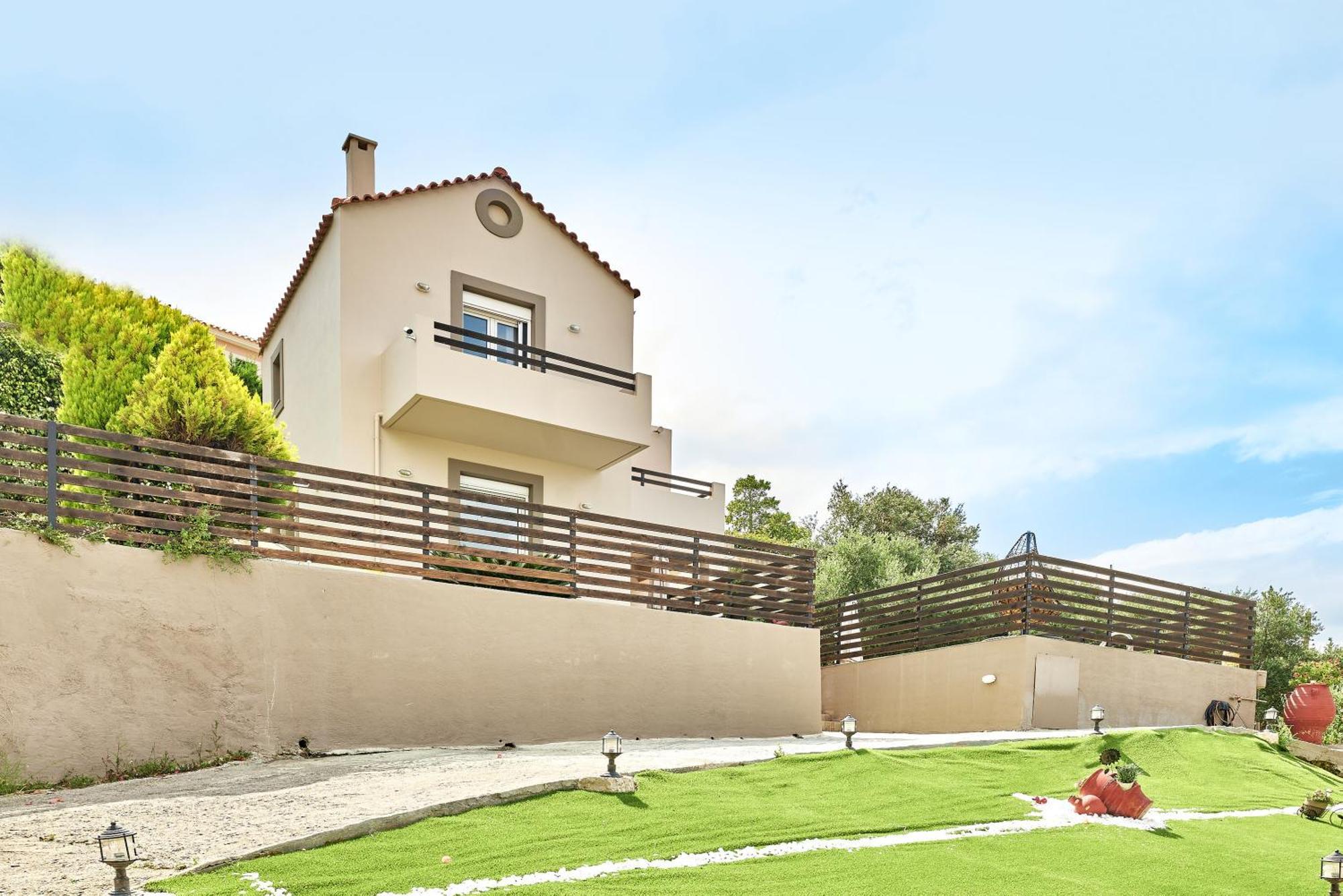 Exclusive Villa - Amazing View & Private Pool Agia Triada Dış mekan fotoğraf